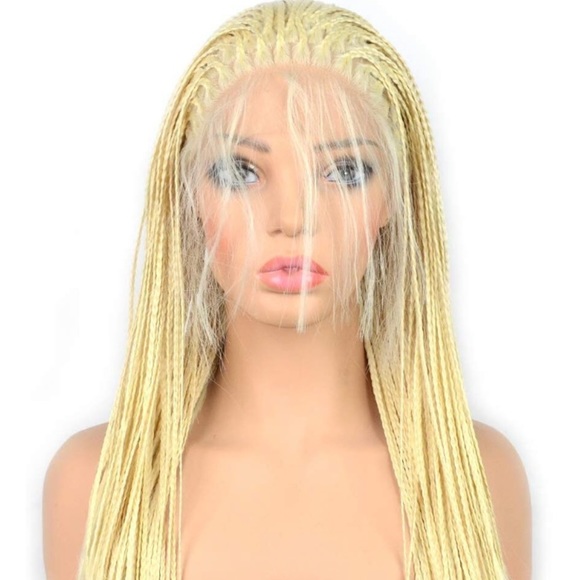 ?EFAY 20” Blonde Micro Braided LaceFront WIG *NWT main image 5